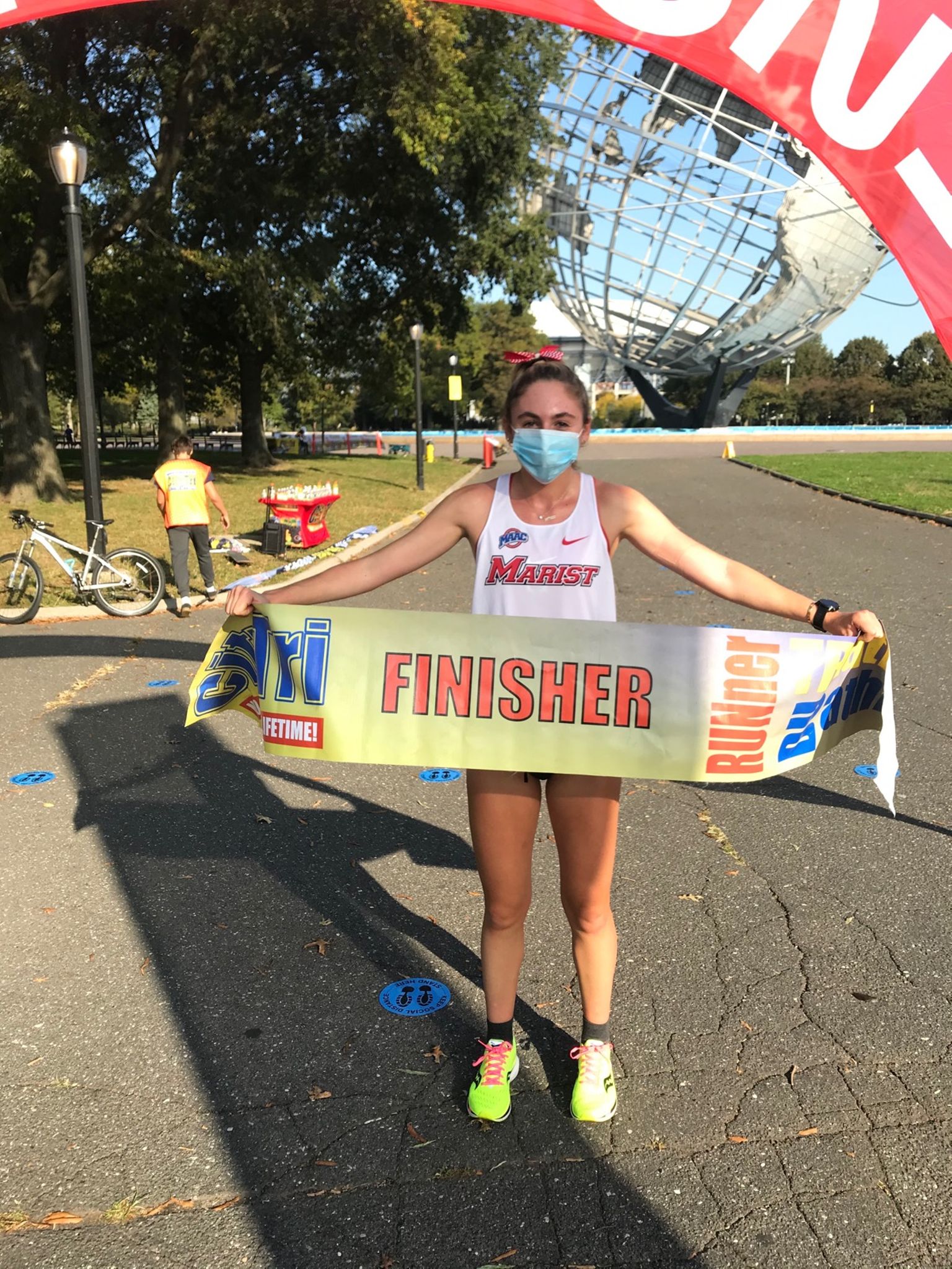 Marist Running Ellie Davis CRUSHES half marathon in NYC