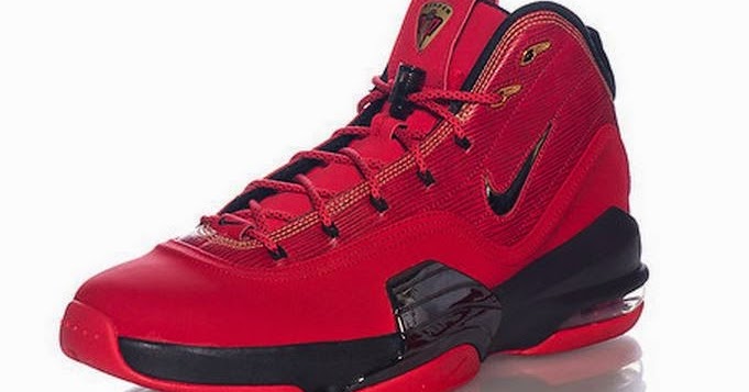 THE SNEAKER ADDICT: Nike Air Pippen 6 Red/Gold Sneaker Available Now (Detailed Images)