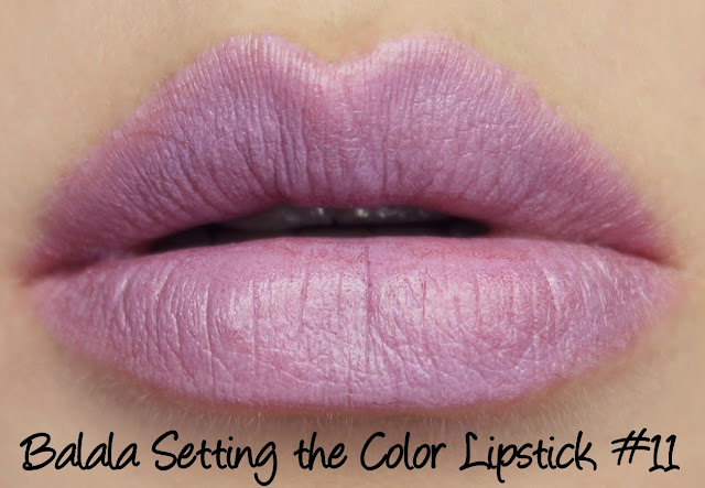 Balala Setting the Color Lipstick #11 Swatches & Review