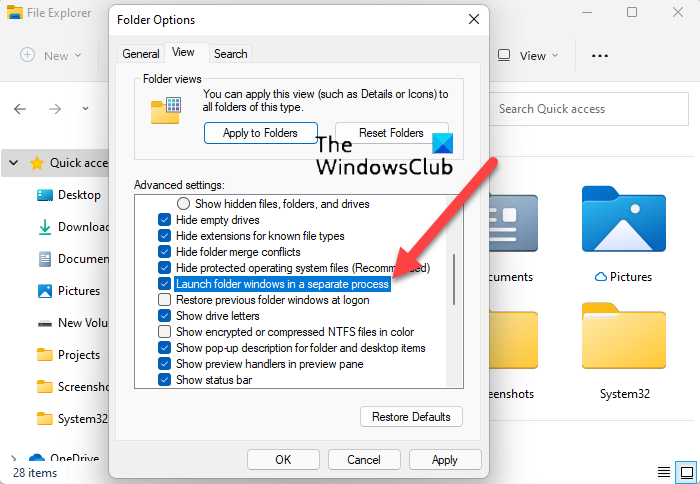 удалить пункт «Показать дополнительные параметры» из контекстного меню Windows 11