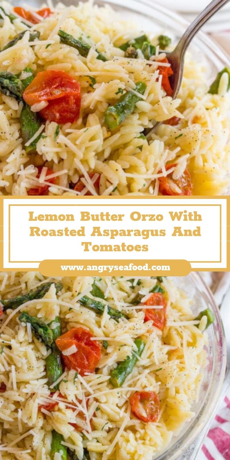 Lemon Butter Orzo With Roasted Asparagus And Tomatoes Lemon Butter Orzo With Roasted Asparagus And Tomatoes