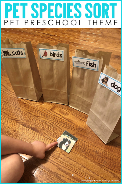 Pet Themed Preschool Activities | Lets Play.Learn.Grow