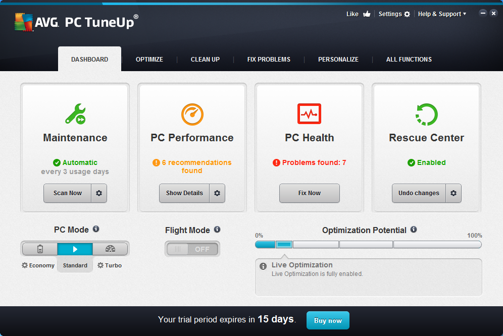 avg pc tuneup full version free download