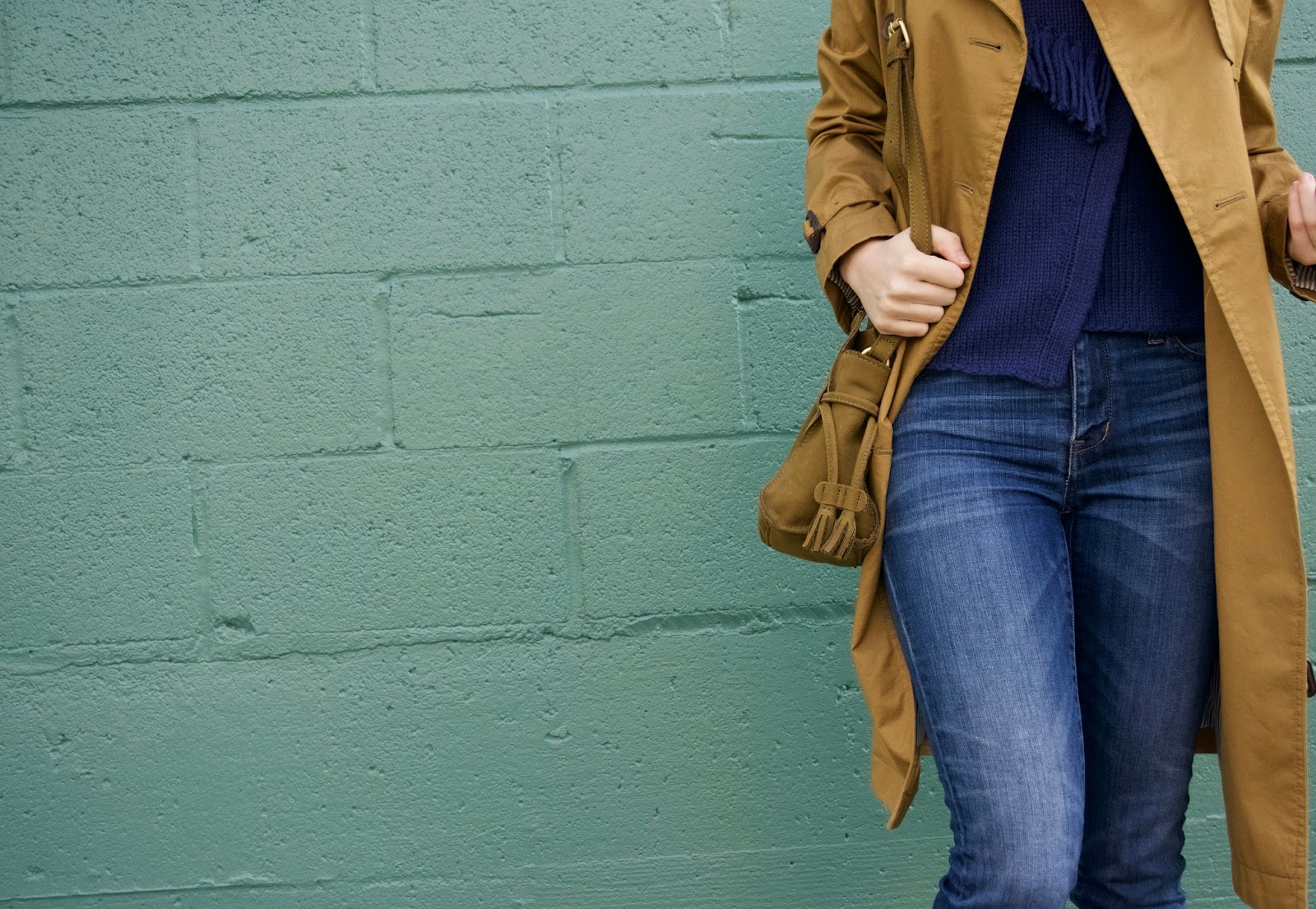 Grey_Suede_Closet_Staples Trench coat and loafers