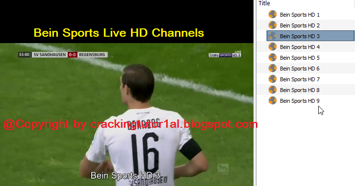 Iptv Bein Sports Live HD Channels M3u Playlist - 23 May 2020 - Cracking ...