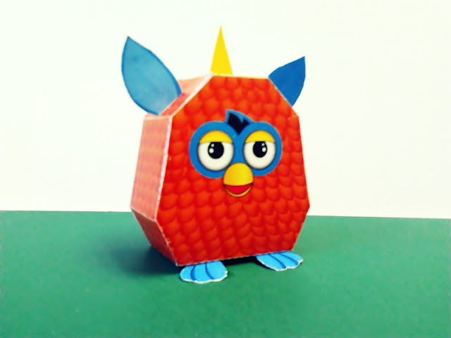 Furby Papercraft