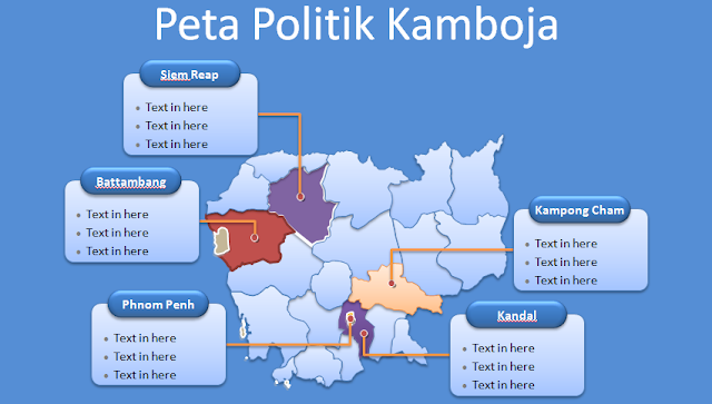 image: Slide 2 Template PPT Peta Kamboja