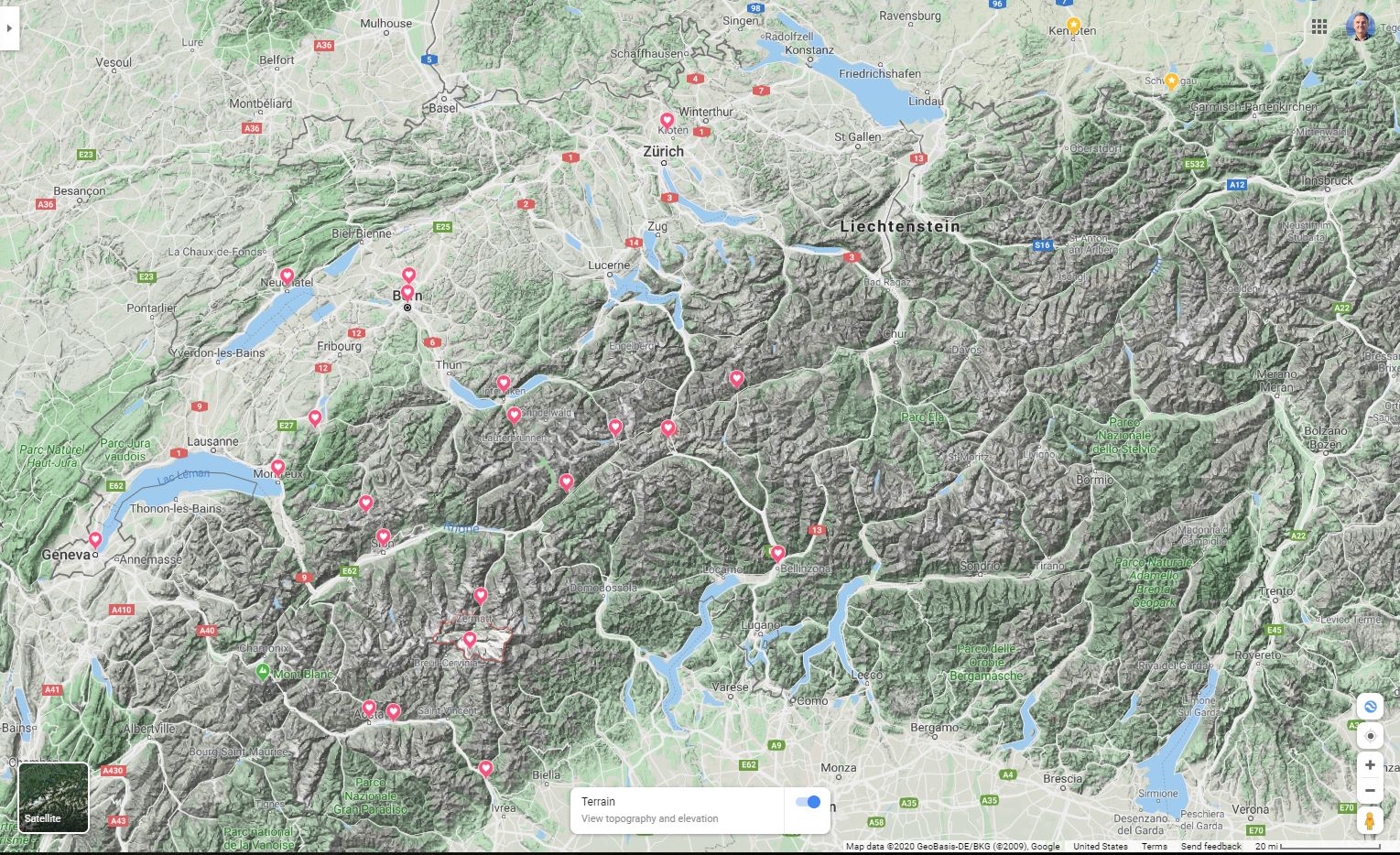 Matterhorn Map