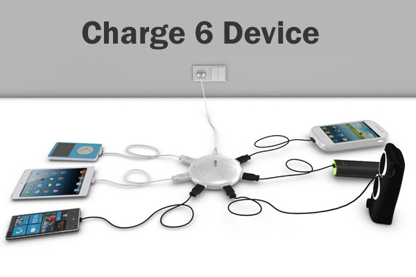 Fastest USB Charging Station For 6 Devices | 8A Power | Portronics