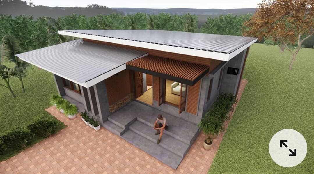 5 Desain Atap Rumah Miring yang Unik dan Nyentrik - BangIzalToy.Com