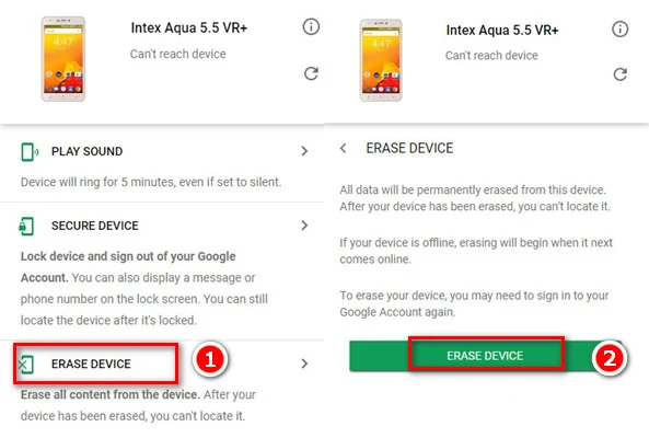 Reset Xiaomi Mi Play With Find My Device – Google