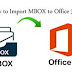How to Add MBOX File to Office 365 Manually