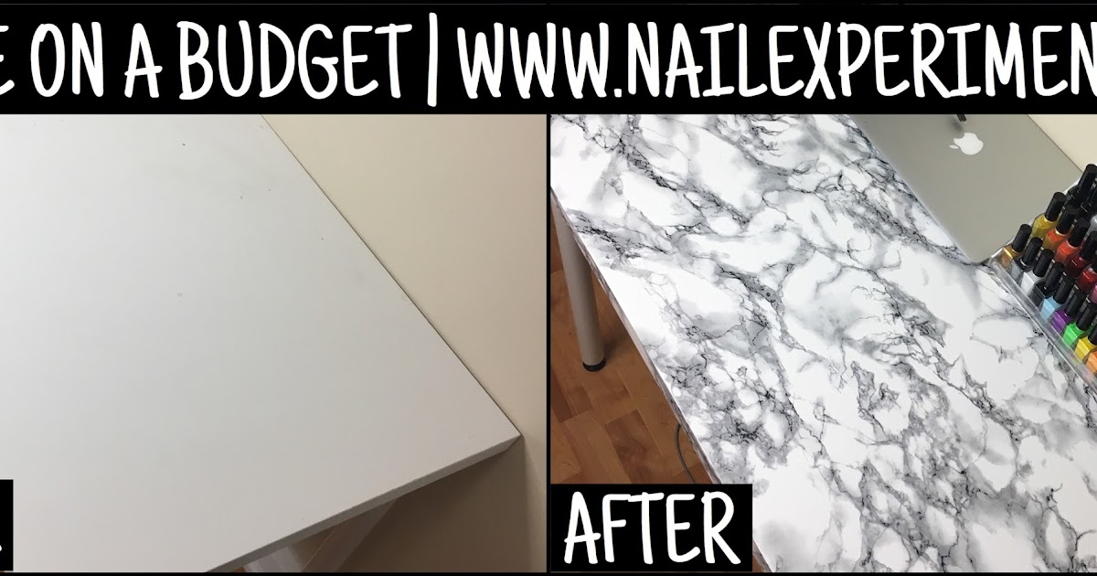 Nail Experiments: Bougie On A Budget | How I DIY&#39;d My Nail Polish Desk From Drab to Fab On A Budget!
