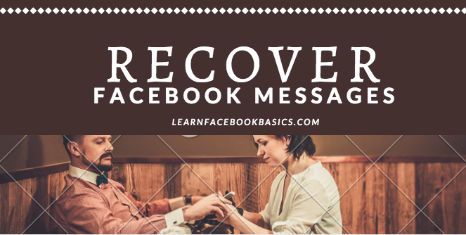 can you recover deleted facebook messages