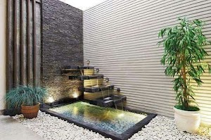 Harga jasa pembuatan taman dengan relief air terjun - tukang taman air mancur minimalis Surabaya Harga jasa pembuatan taman dengan relief air terjun - tukang taman air mancur minimalis Surabaya