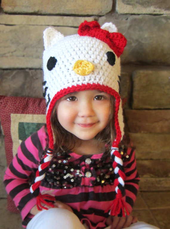 Created by Kelli: Etsy: Hello Kitty Hat