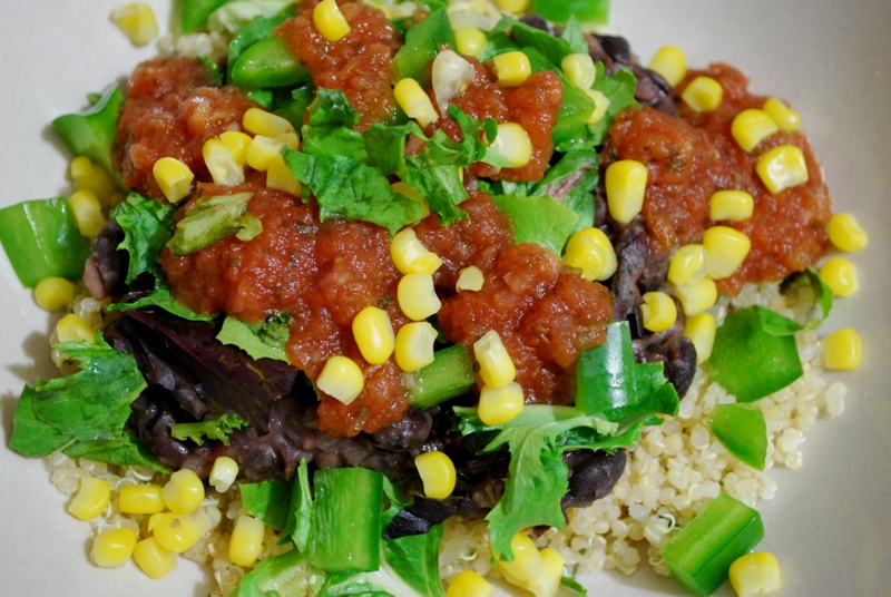 Hearty Helpings: Quinoa Burrito Bowl
