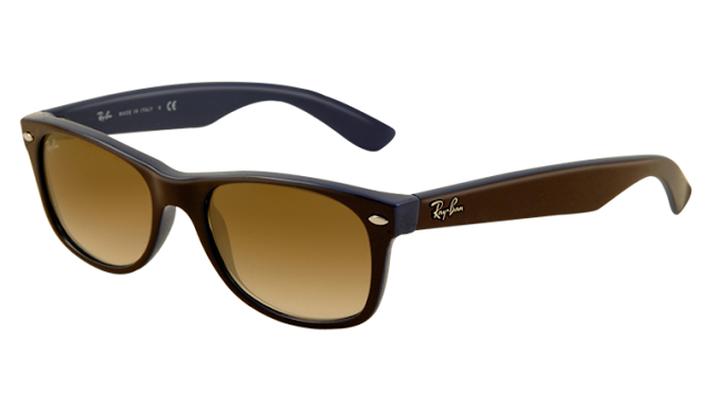 rb 2132 new wayfarer 874 51 55 marr n azul lente marr n degradado en Óptica Sobrarbe