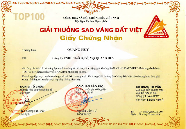 Quang Huy - thương hiệu hàng đầu tại Việt Nam phân phối sản phẩm