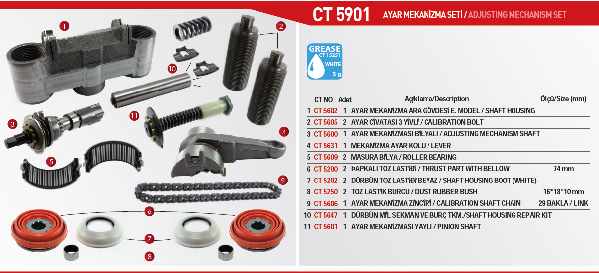 Continual Brake Caliper Repair Kits For Truck Bus and Van Knorr Type