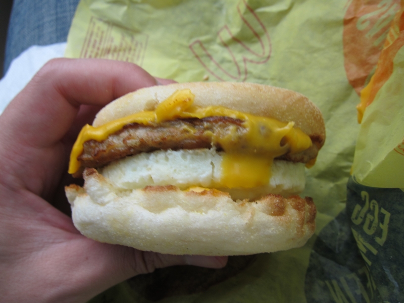Review Mcdonald S Sausage Mcmuffin With Egg Brand Eating