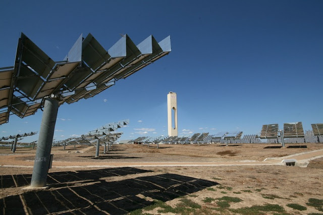 Las torres de energía solar de Sevilla, España