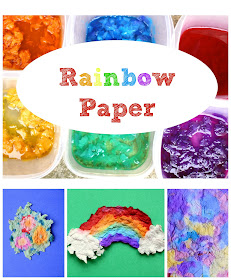 Having Fun at Home: Make Homemade Paper with Party Streamers