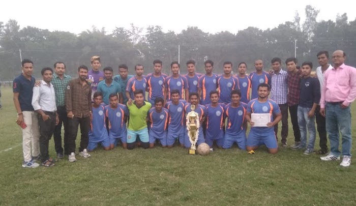 বর্ধমানে আন্ত:কলেজ ফুটবলে চ্যাম্পিয়ন হুগলির রবীন্দ্র মহাবিদ্যালয়