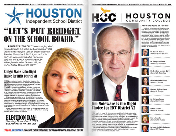 houston business connections newspaper c let s step up to the plate for bridget wade gerry wayne monroe and jim noteware on tuesday november 2 2021