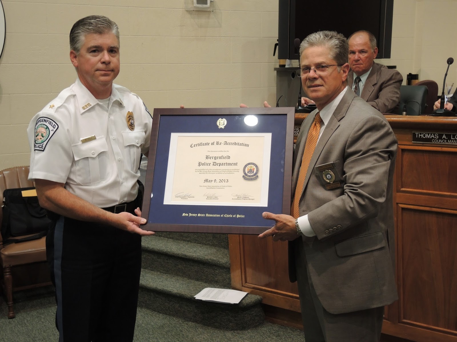 Bergenfield Police Department Department receives accreditation from