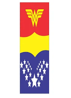 Abecedario con el Logo de la Mujer Maravilla. Wonder Woman Logo Abc.