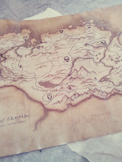 Скайрим карта сокровищ 4 на карте