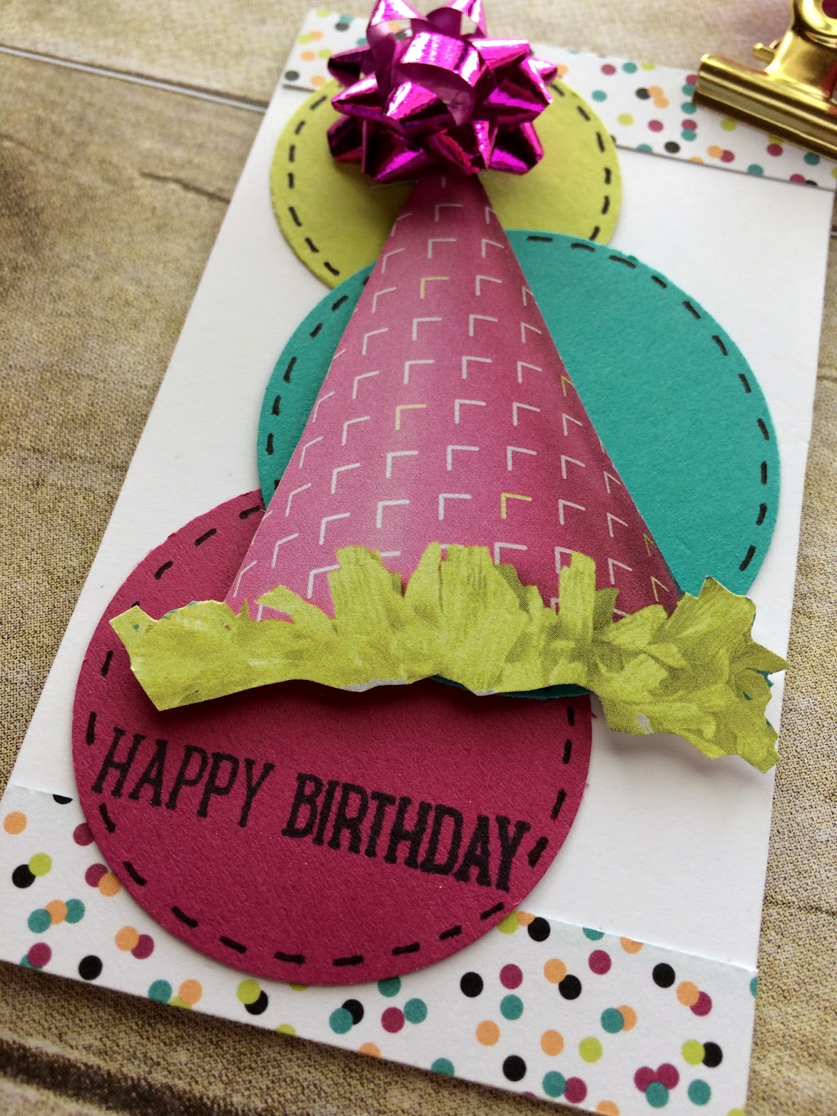 Kards by Kadie Birthday Hat Tag