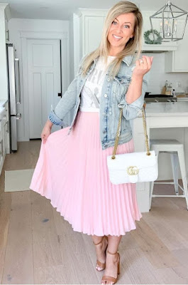 Pink skirt and top Pink skirt and Top Combination