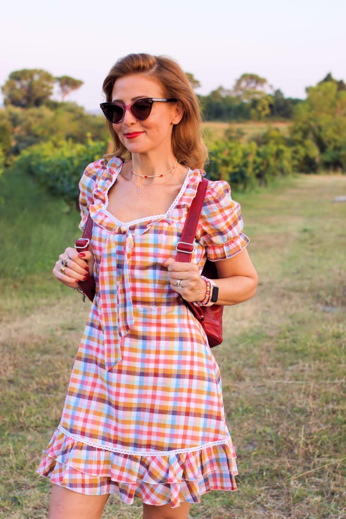 How to style an italian leather backpack the country way Fashion and Cookies fashion and