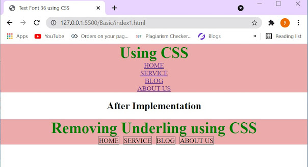 menu underline remove using css in html web-development menu underline remove using css in html