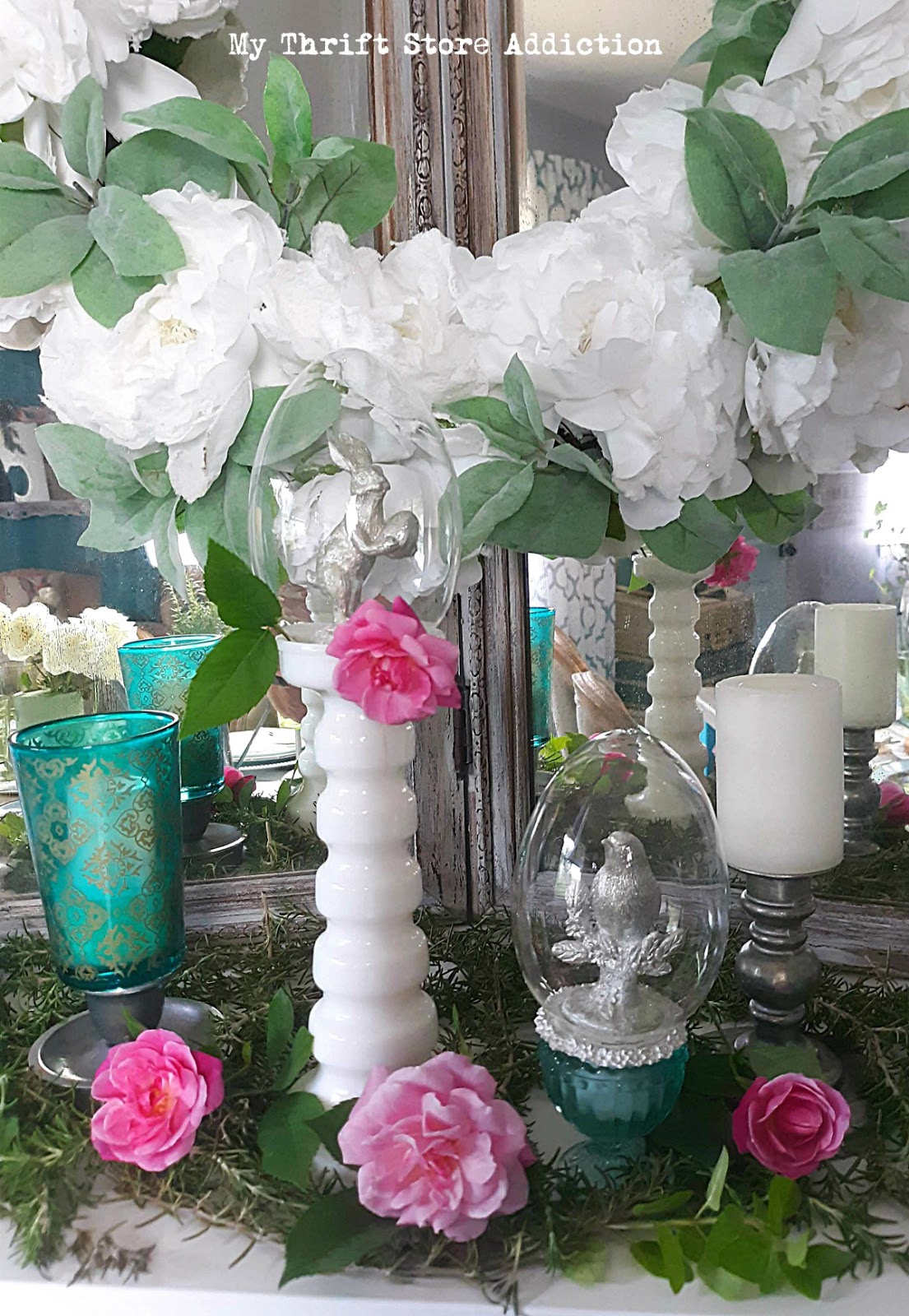 floral Easter decor 