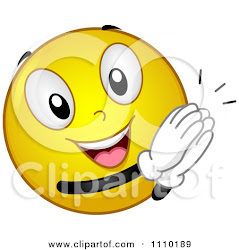 clapping smiley applause clipart yellow hands clap face cartoon illustration royalty clip vector animated bnp studio without round smileys well