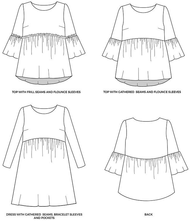 Tilly and the Buttons: Introducing the Indigo smock top or dress pattern!