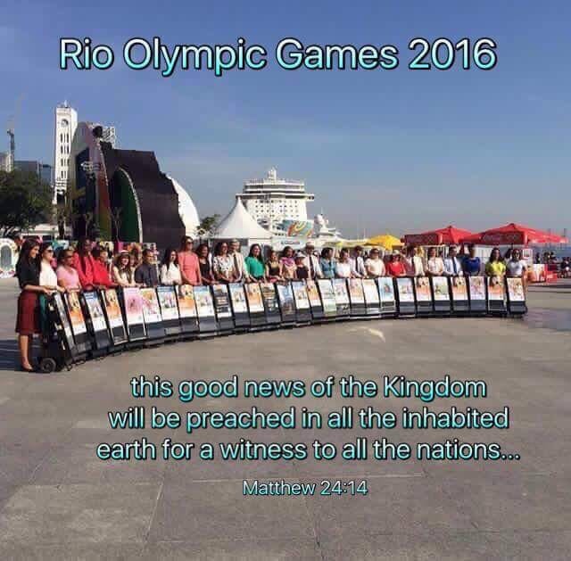Jehovah's Witnesses at Rio Olympics 2016