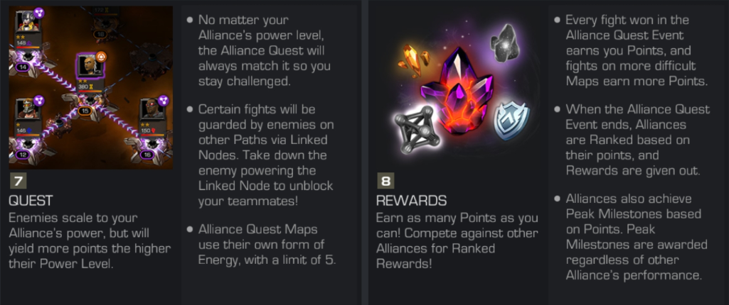 MCOC Alliance Quest Guide | AQ Map | AQ Cost | Attack Team