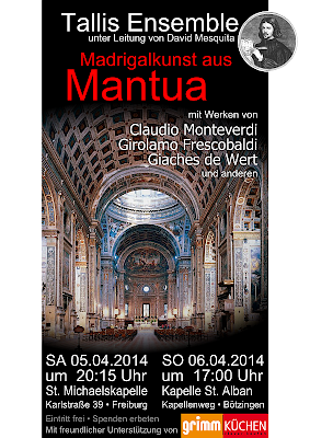 Flyer "Magrigalkunst aus Mantua"