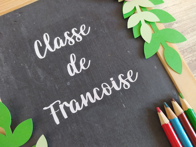 DIY panneau de classe : zoom sur l'ardoise