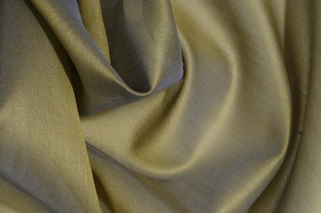 Sage Green Cotton Silk Fabric