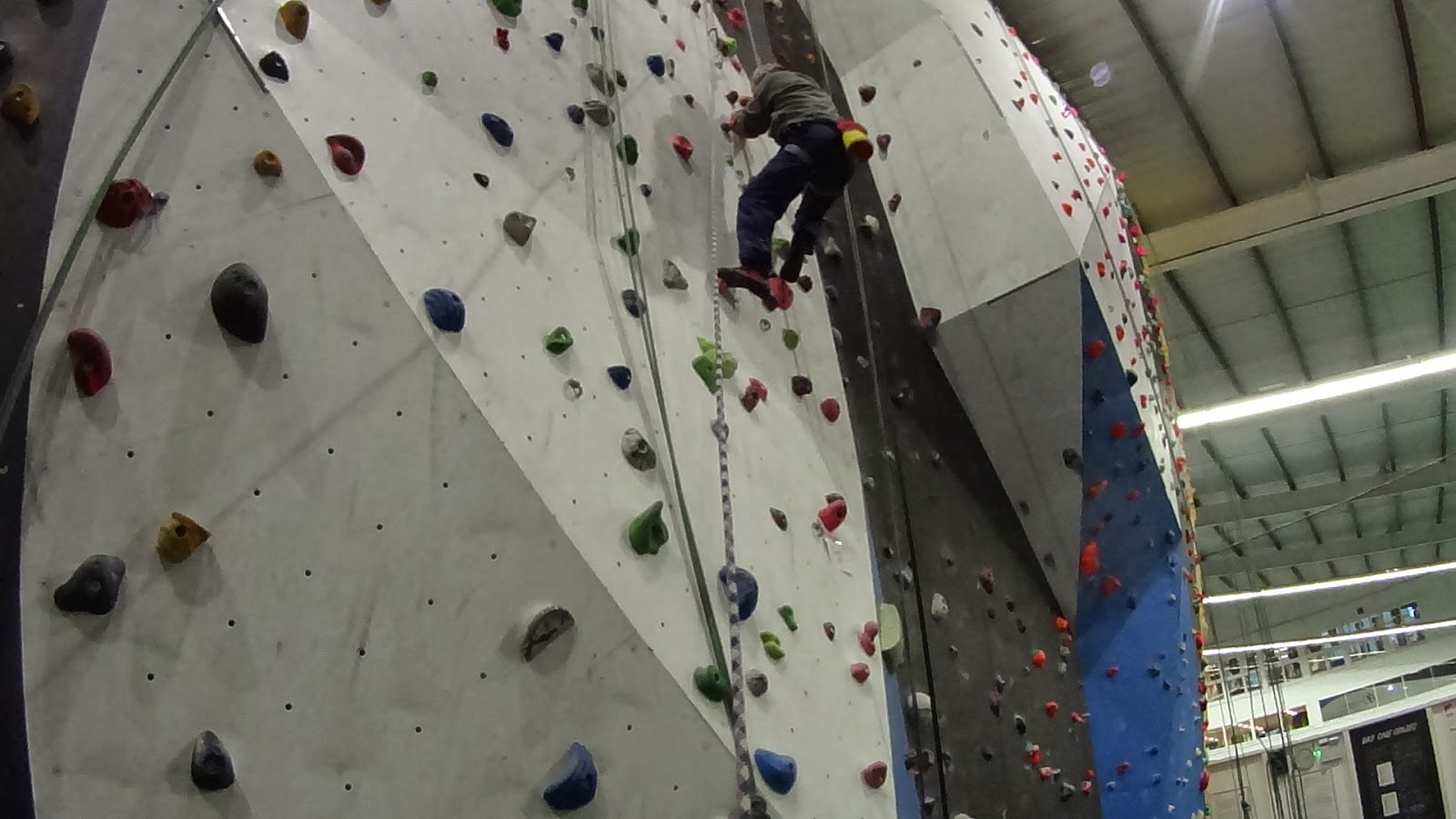 Colin's Climbing The Brighton and Hove Climbing Centre.