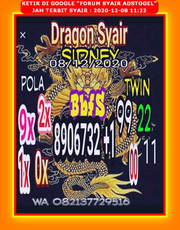 1 New Message Kode Syair Sydney 8 Desember 2020 Forum Syair Togel Hongkong Singapura Sydney