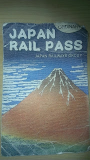 Photo of the new Japan rail pass (Front)