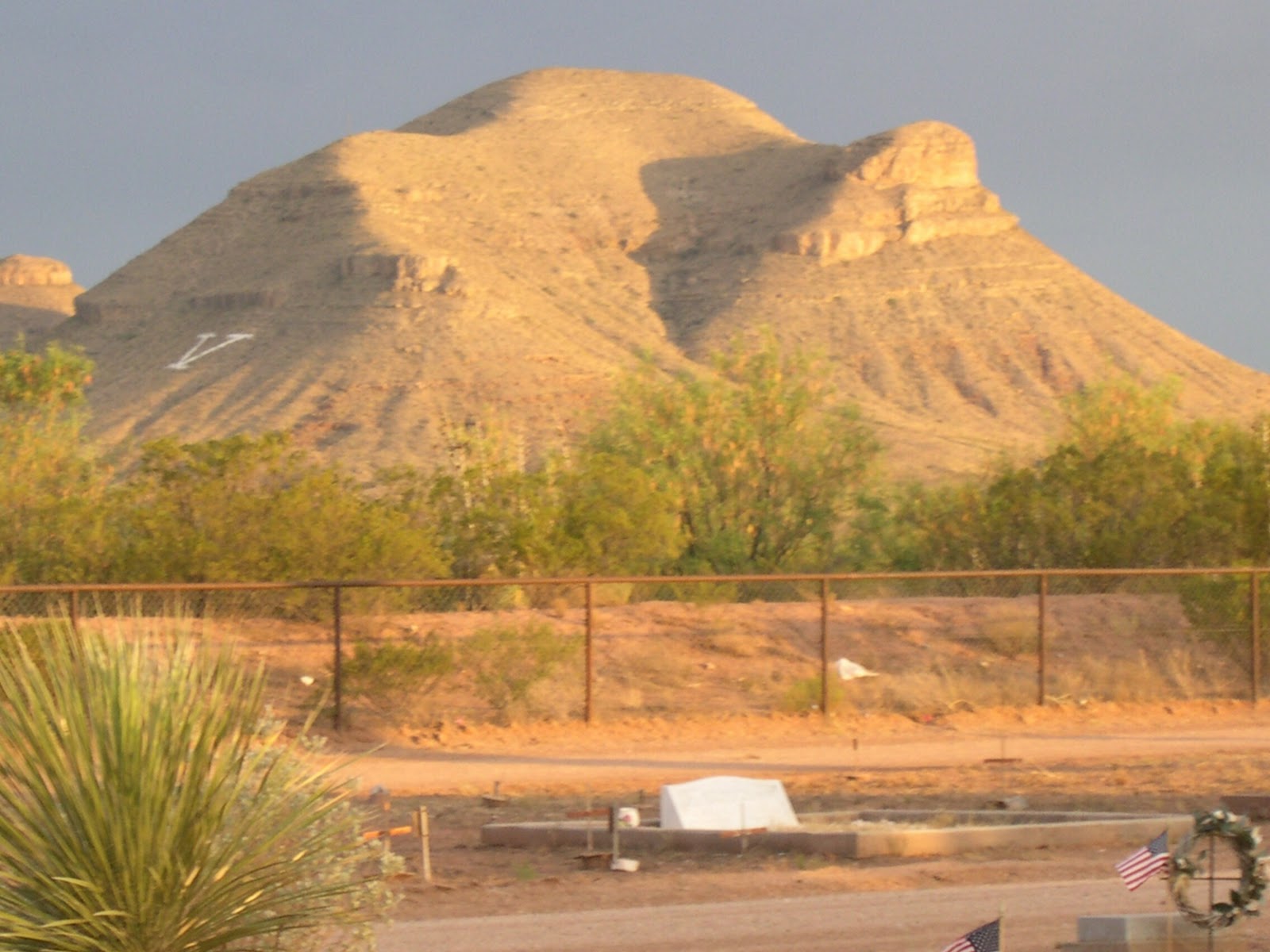 Texas Mountain Trail Daily Photo The View from I10 Van Horn's Six