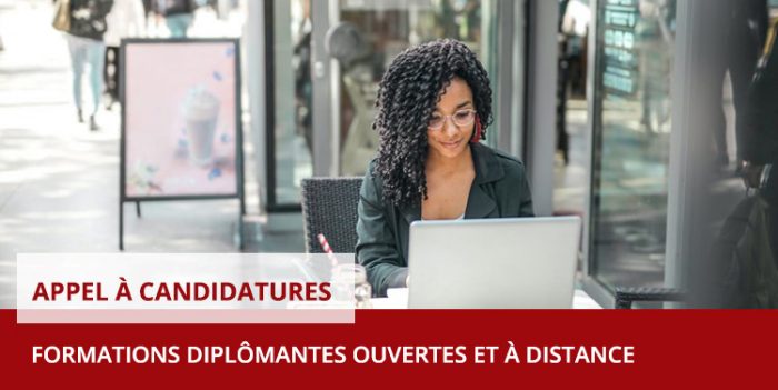 Appel à candidatures – Inscriptions aux Formations Ouvertes et À Distance (FOAD) – 2021/2022