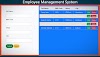 EMPLOYEE MANAGEMENT SYSTEM USING JAVASCRIPT